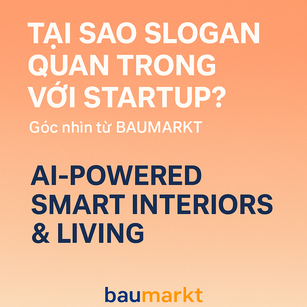 Slogan chính thức của BAUMARKT